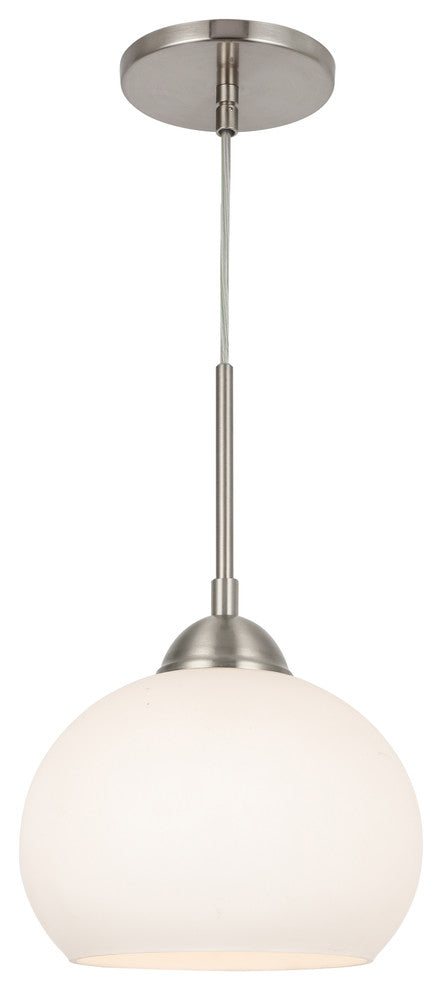 Woodbridge Lighting 13623STN-C008 Taylor Ball Mini-Pendant, Opal