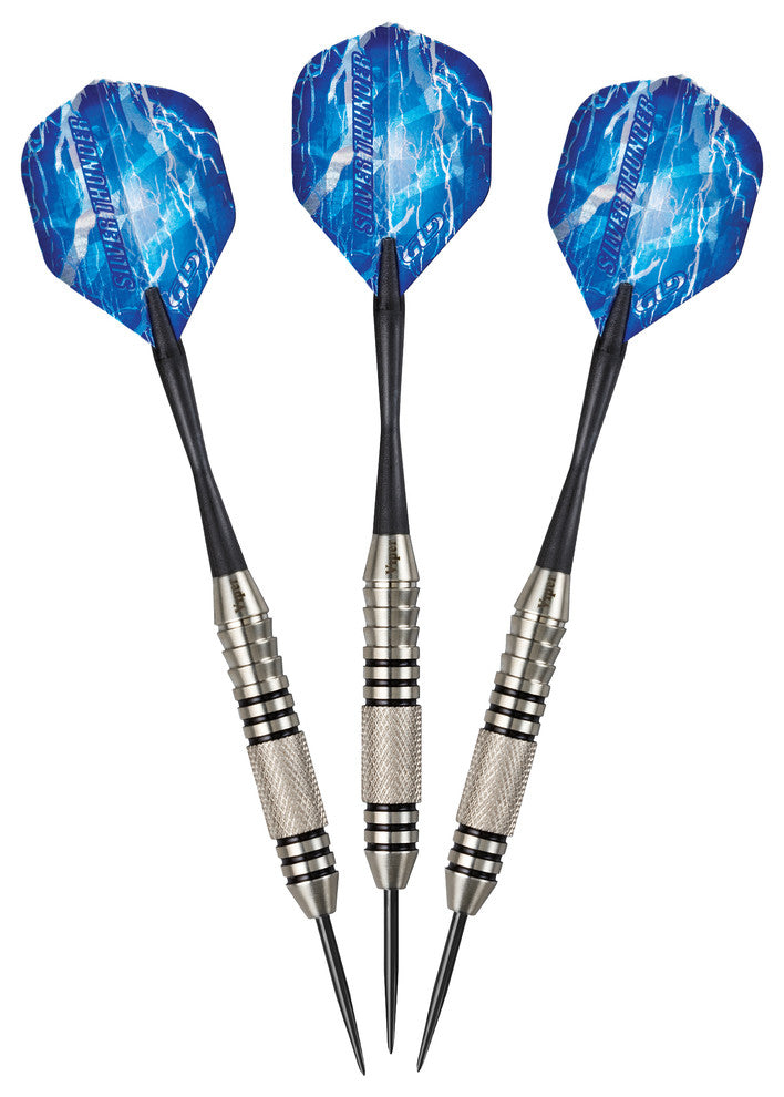 Silver Thunder Steel Tip Darts, 24 Grams