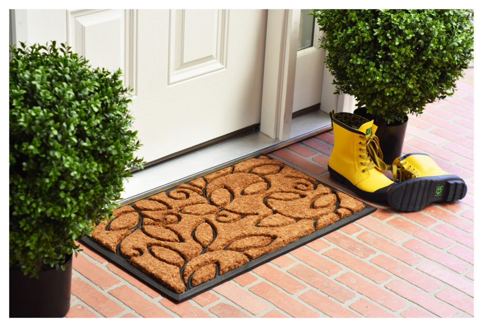 Vine Leaves Doormat, 24"x36"