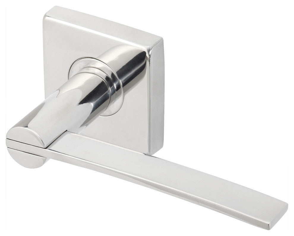 Horizon Lever, Tubular Passage, Polished Stainless Steel, 2-3/4" Backset