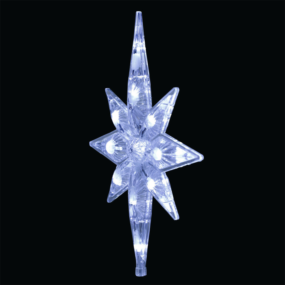 Star Christmas Tree Topper with Cool White LED Lights
