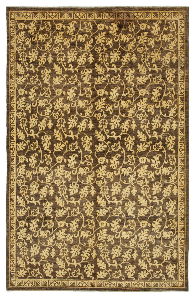 Rug N Carpet - Hand-Knotted Oriental 6' 0" x 9' 1" Unique Oushak Area Rug