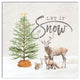 Let It Snow 24x24 Canvas Wall Art