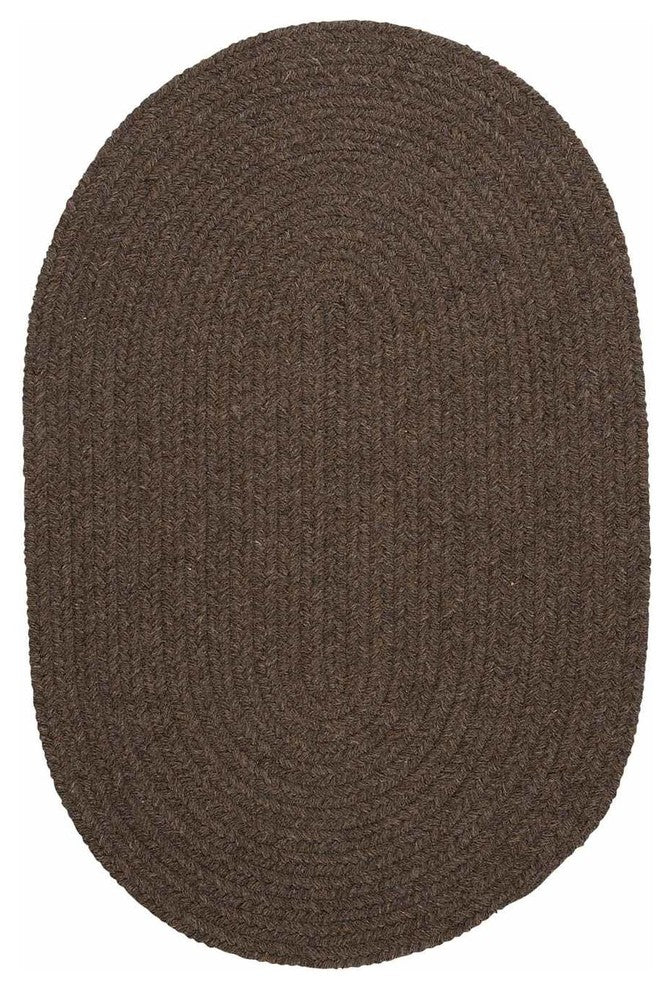 Colonial Mills Bristol WL35 Bark Traditional Area Rug, Oval 2'x4'