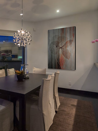 "Sea Tree" UV Ink Print on Brushed  Aluminum, 40"x60"