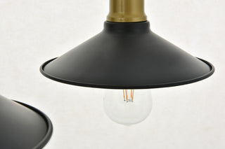 Elegant Lighting LD4033W33 Etude 3 Light 33"W Bathroom Vanity - Black