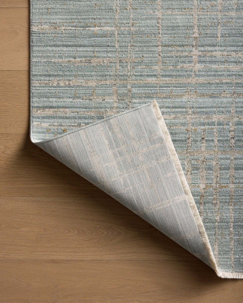 Loloi II Wade Area Rug, Spa / Sand, 5'-3" X 7'-9"