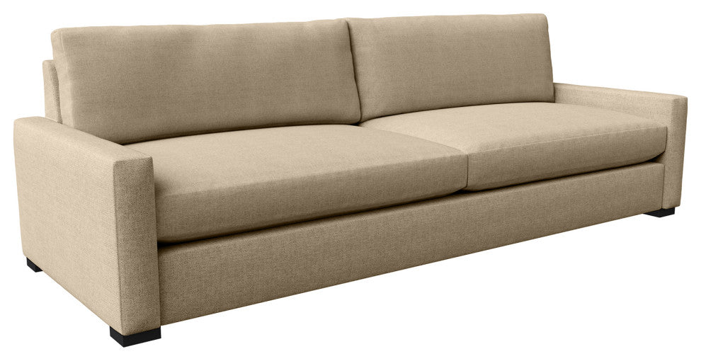 Nativa Interiors Revolution Sofa 105", Flax, Depth: Deep Plush