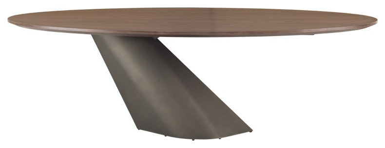 Oblo Walnut Wood Dining Table, HGNE117