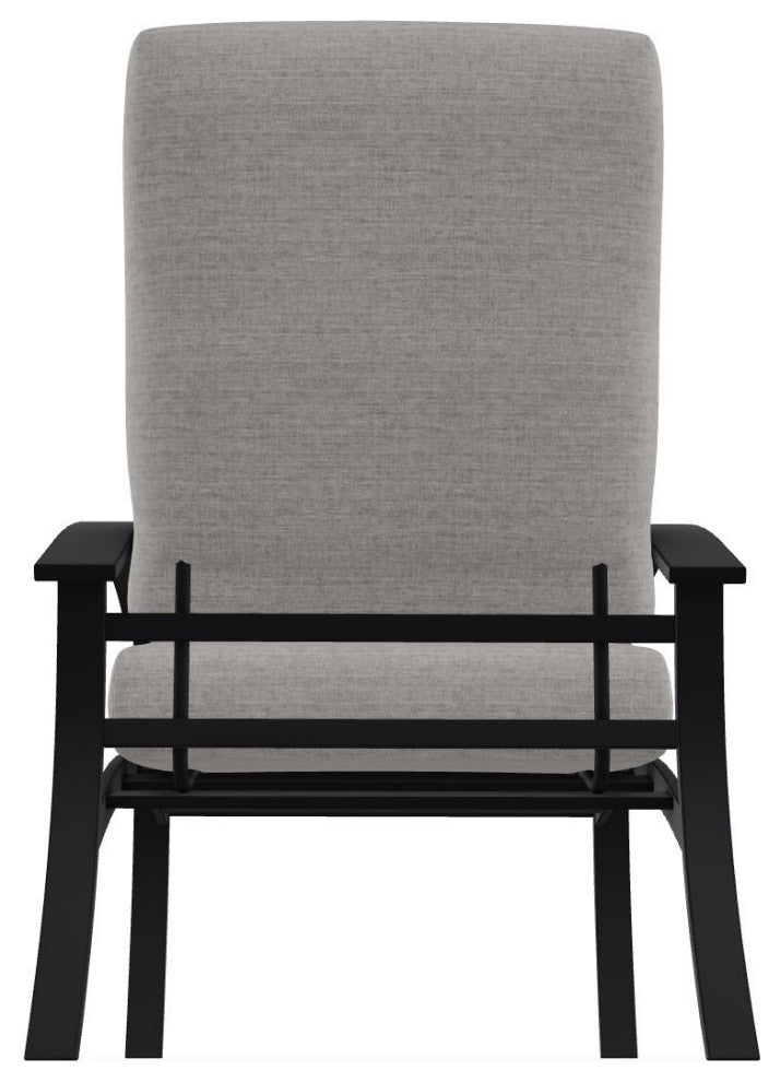 Belle Isle Cushion Deep Seating Outdoor Armchair, Graystone/Black