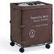 Collapsible Canvas Laundry Hamper With Wheels