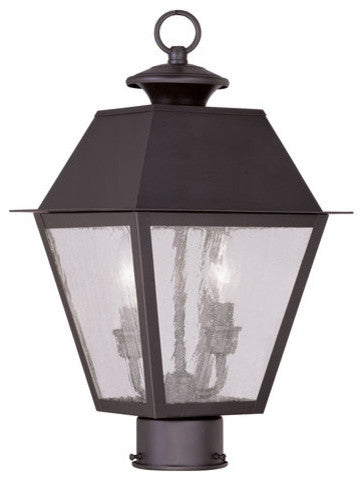 Mansfield Outdoor Post Head, Bronze