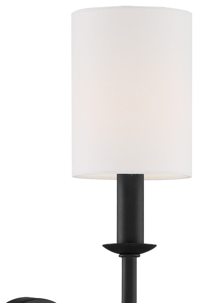 Bailey 1 Light Matte Black Wall Mount