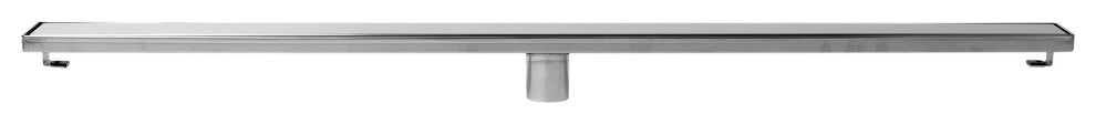 ALFI Brand 47" Polished Stainless Steel Linear Shower Drain with Solid Cover