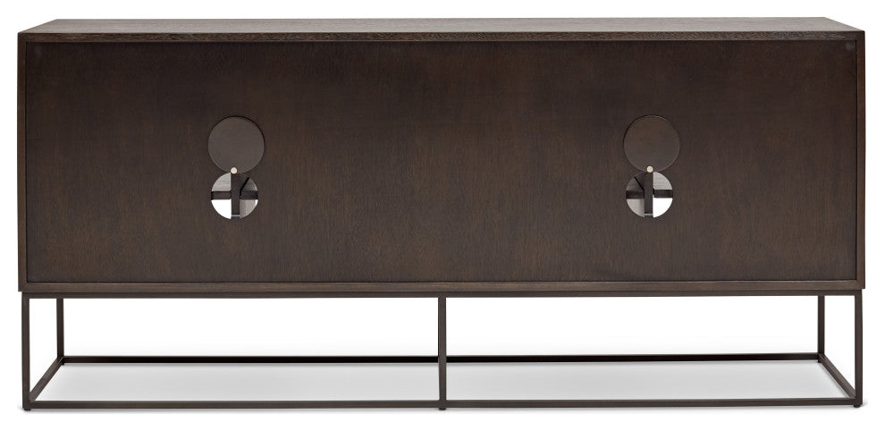 Yoga Sideboard, Suar, Black