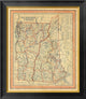"New Hampshire, Vermont, 1846"  by Samuel Augustus Mitchell, 23x26"