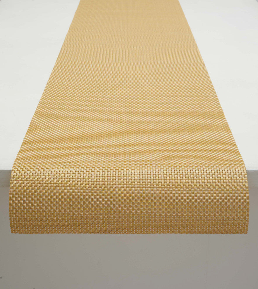 Basketweave Table Runner, Gilded