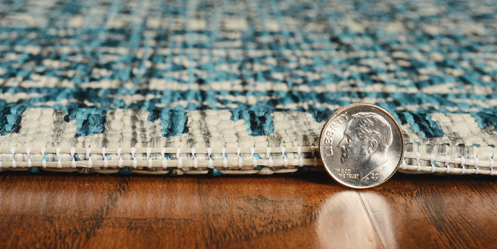 KAS Provo 5755 Teal Horizon Area Rug, 7'10"x10'10"