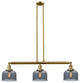 Innovations Lighting 213-Bb-S-G73 3 Light Island Light