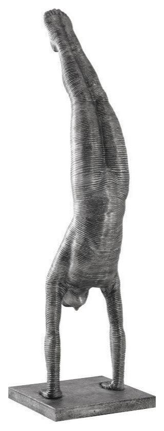 Handstand Sculpture, Aluminum, Large