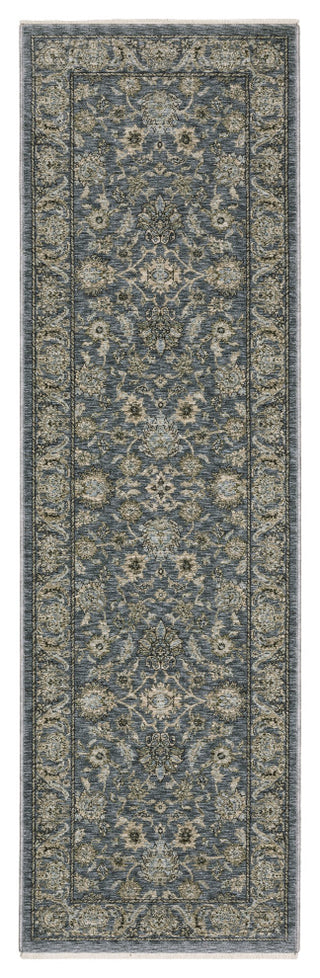 Oriental Weavers Aberdeen 070H1 Floral Rug, Blue, 6'7"x9'6"