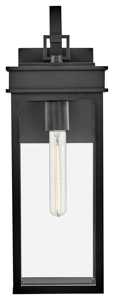 Lark Cole Medium Wall Mount Lantern, Black