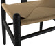 Alban Wishbone Dining Chair, Black