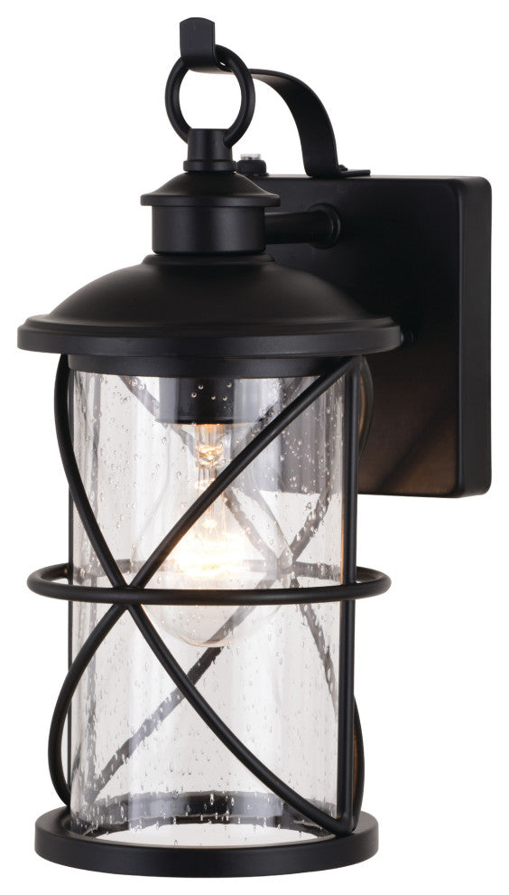 Vaxcel Lighting T0633ms 12" Tall Outdoor Wall Sconce - Black