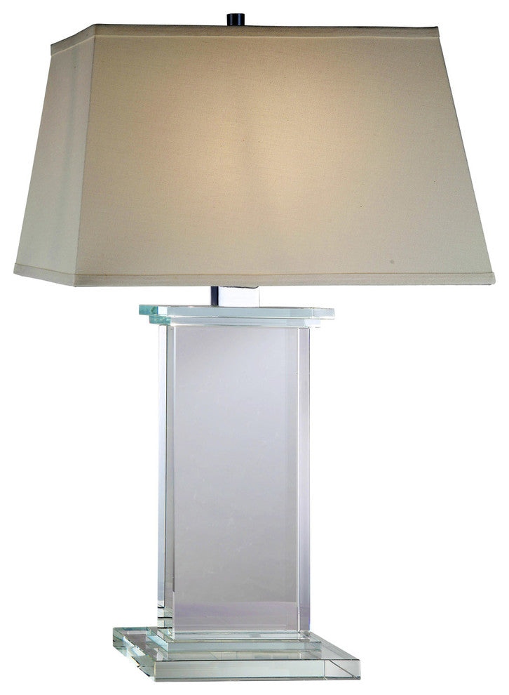 Elegant Lighting Regina Table Lamp, Chrome Finish