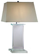 Elegant Lighting Regina Table Lamp, Chrome Finish