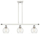 Innovations 516-3I-WPC-G122-6 3 Light Island Light, White, Polished Chrome