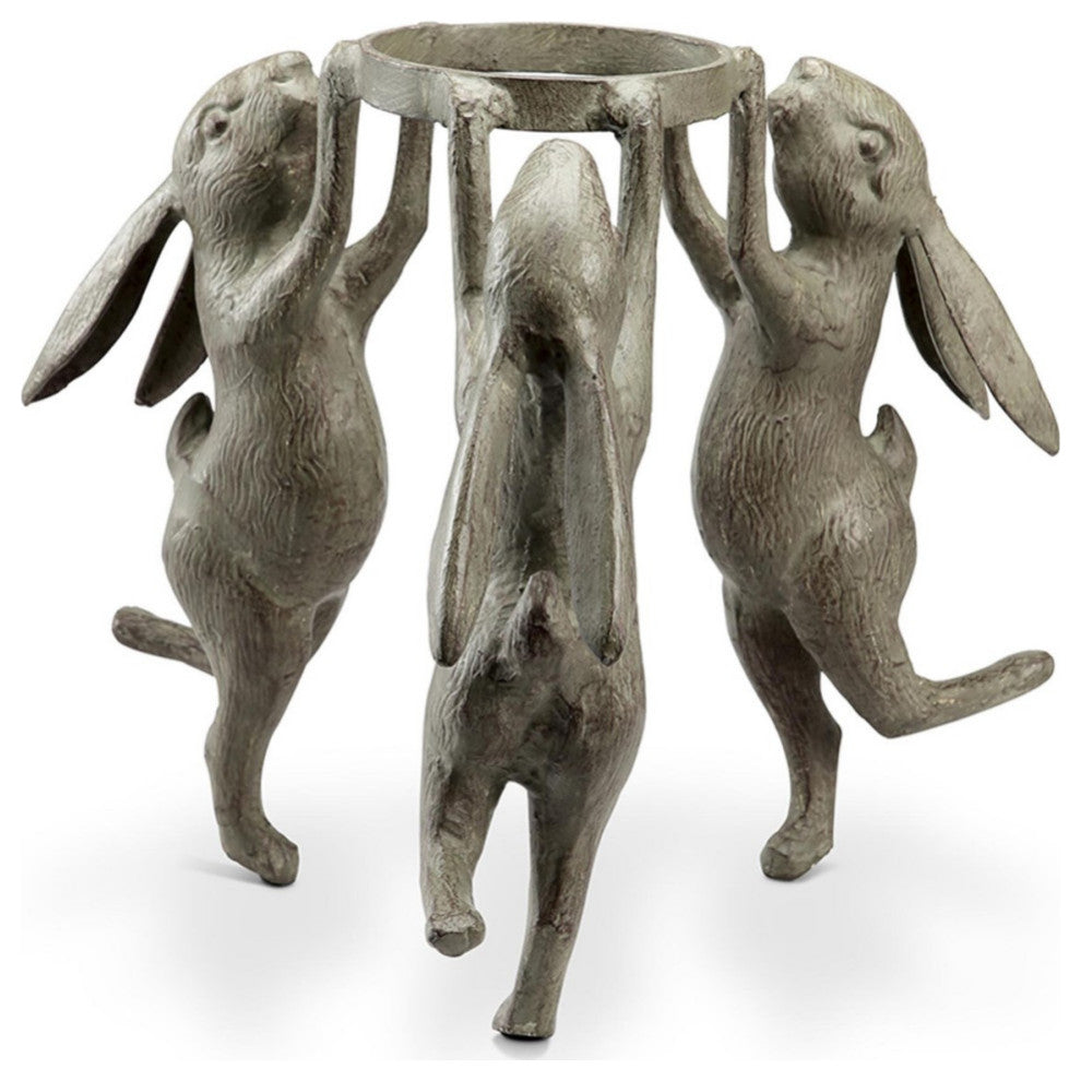 Rabbit Triplets Planter Holder