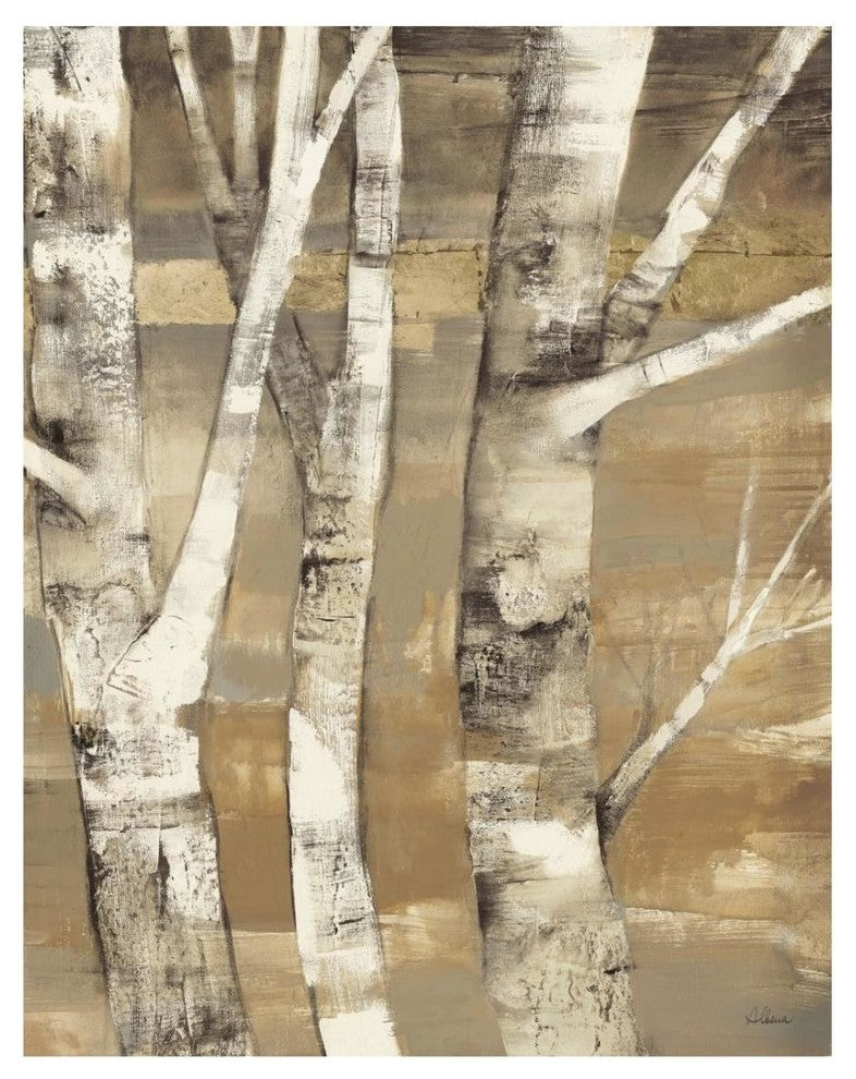 "Wandering Through the Birches II" Paper Print by Albena Hristova, 22"x26"