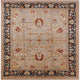 Ahgly Company Indoor Square Mid-Century Modern Area Rugs, 7' Square