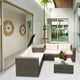 4 Piece Patio Sectional Wicker Rattan Outdoor Sofa Set With Storage Box