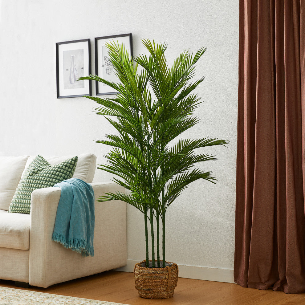 5'' Faux Palm Tree in Pot