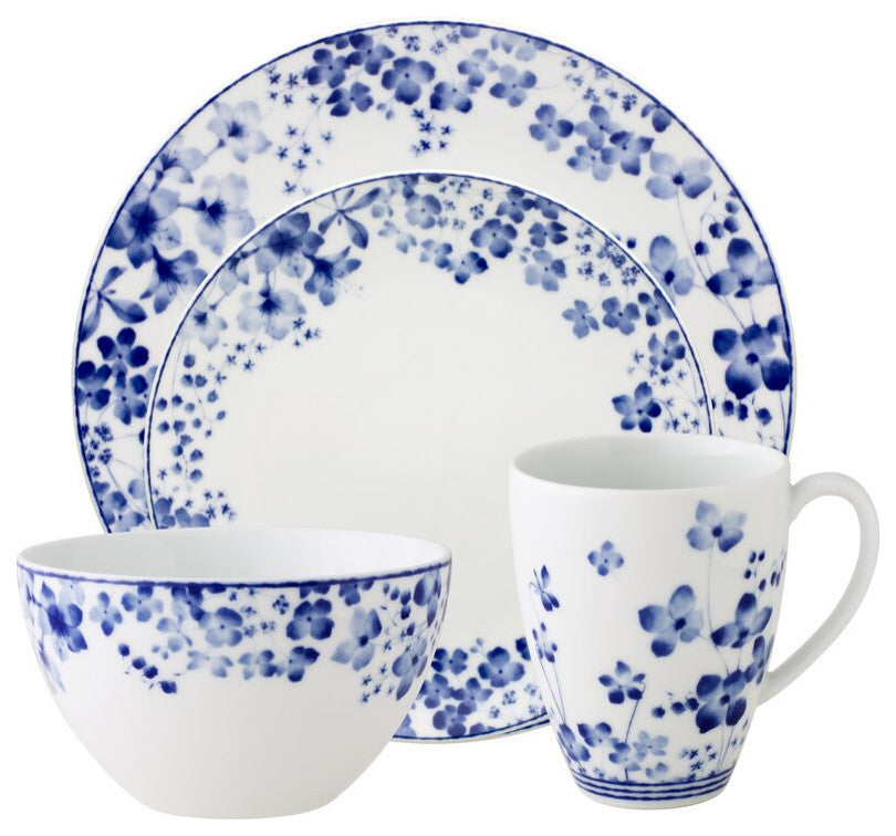 Noritake Bloomington Road 32Pc Dinnerware Set, Set of 8