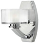 Hinkley Meridian Small Single Light Vanity, Chrome