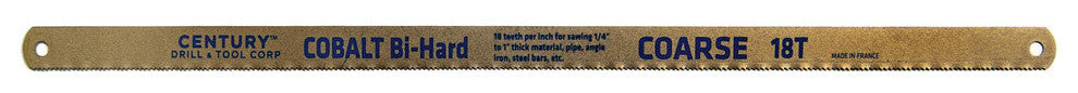 Cobalt Bi-Hard Hacksaw Blade, 12"x18T