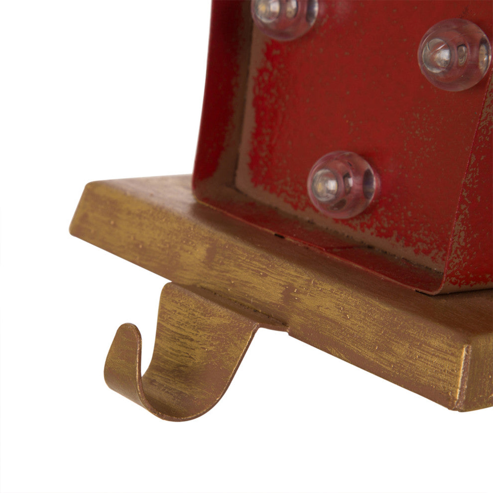 7.48"H Marquee LED Gi' Box Stocking Holder