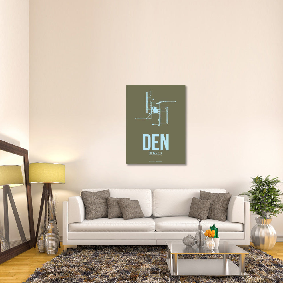 "DEN Denver  Poster 3" Fine Art Print