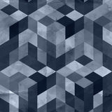 "Shaded Cubes" Painting Print on Wrapped Canvas