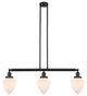 Innovations 213-BK-G661-7 3 Light Island Light, Matte Black