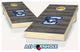 Creighton Distressed Cornhole Set
