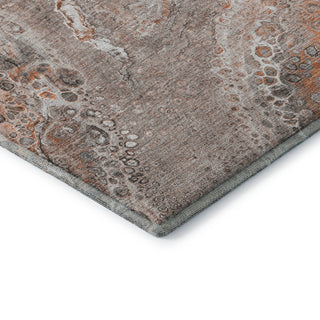 Premium Machine Washable Mayfield AMF588 Terracotta 10' x 14' Rug