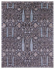8' 1" X 10' 1" Wool and Silk Persian Ziegler Hand-Knotted Rug Q9240