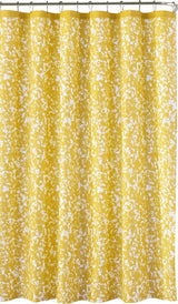Kensie Susie Shower Curtain, Yellow