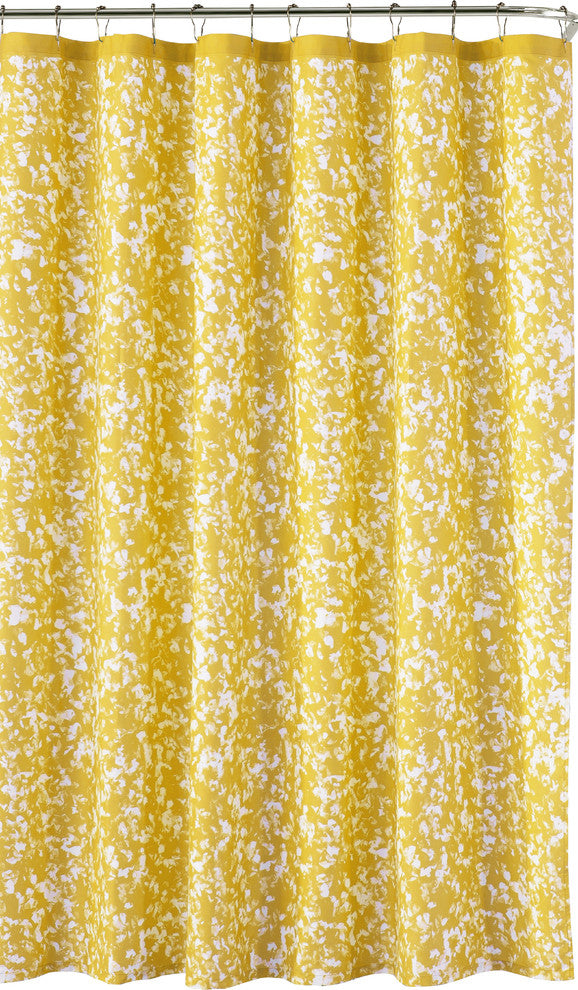 Kensie Susie Shower Curtain, Yellow