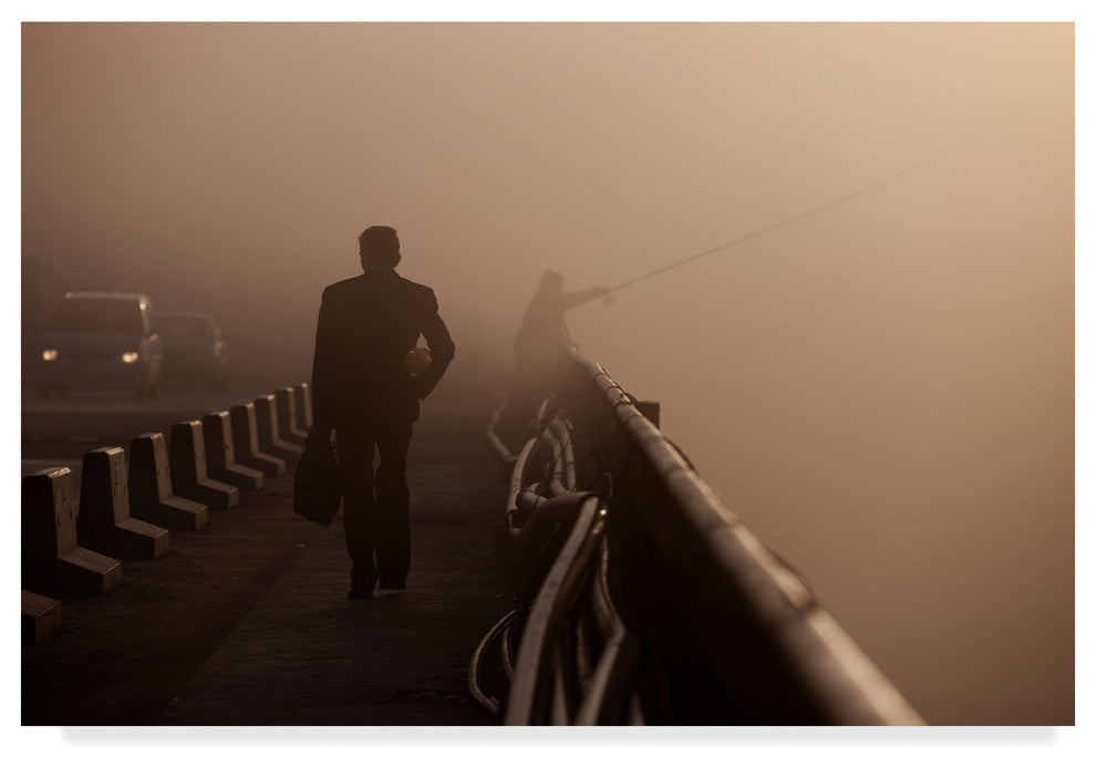 Julien Oncete 'Misty Bridge Series I' Canvas Art, 24"x16"