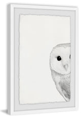 "Hidden Owl" Framed Painting Print, 24"x36"